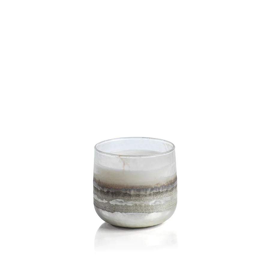 White Smoke Scented Candle Jar