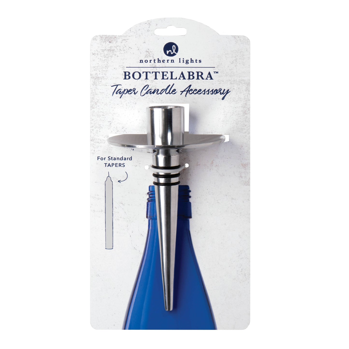 Bottelabra - Taper Pewter