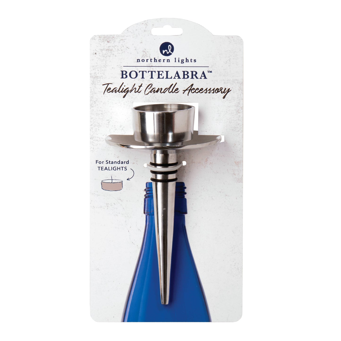 Bottelabra - Tealight Pewter