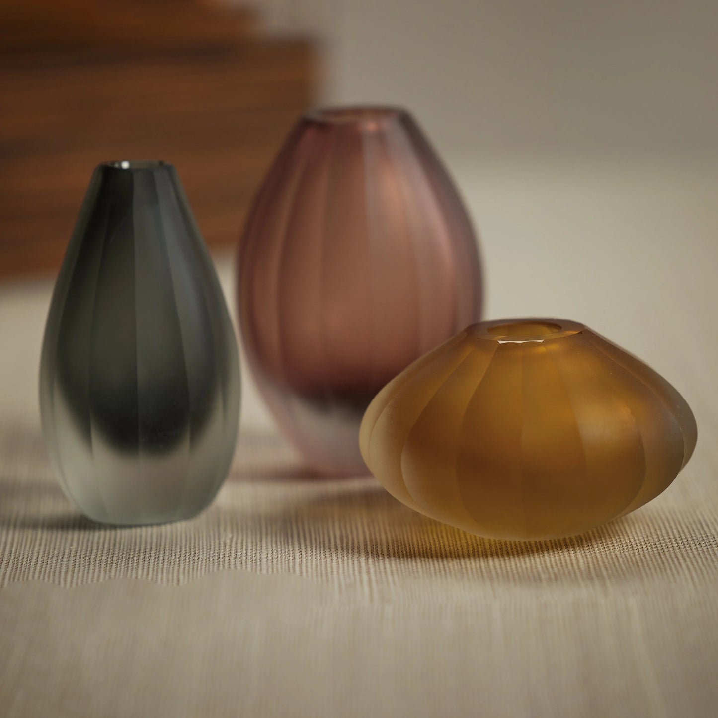 Milano Cut & Frosted Vases