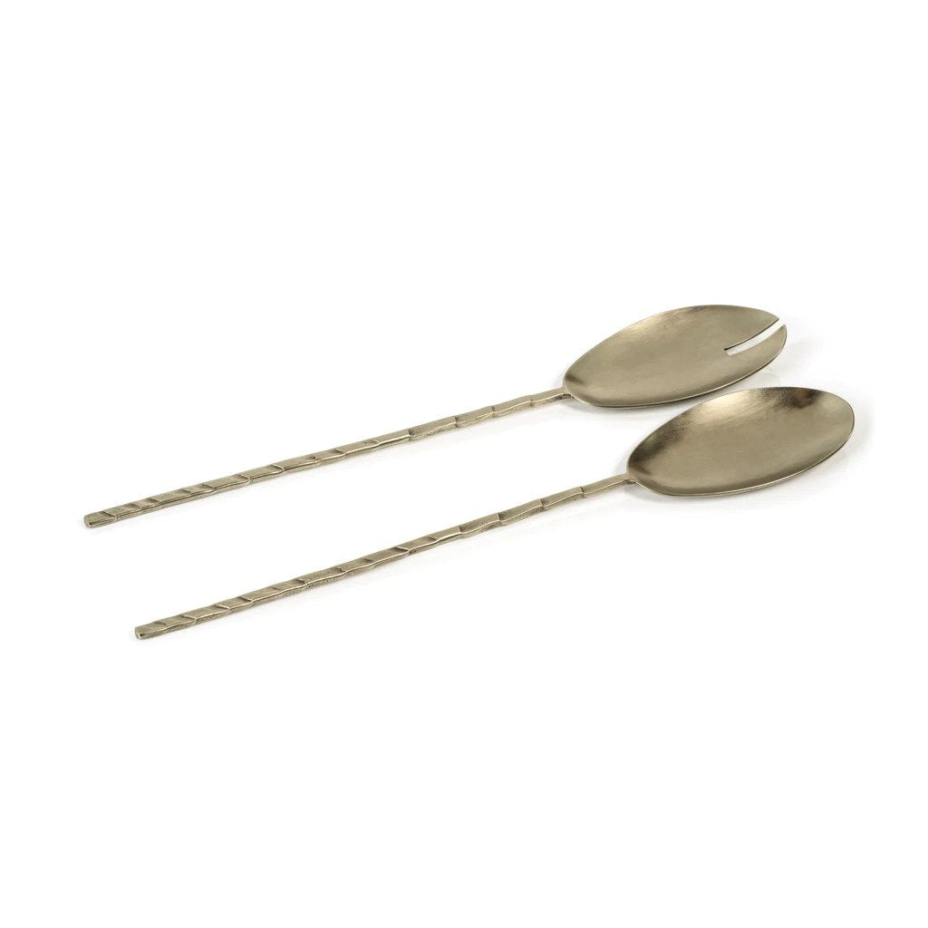 Britannia Twisted Hammered Pewter Server Set