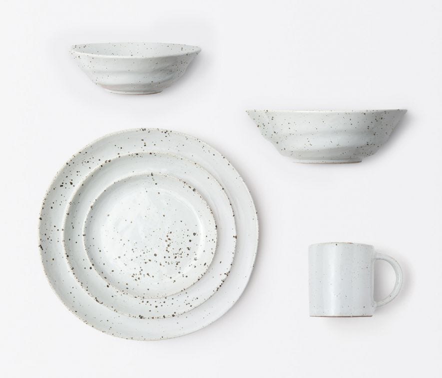 Marcus White Salt Glaze Table Collection