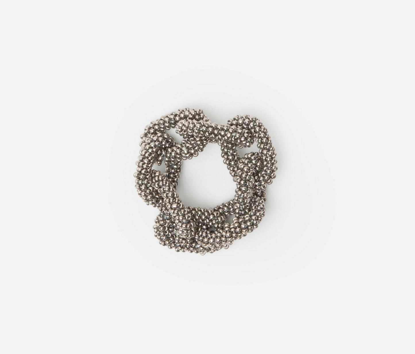 Sati Napkin Ring Set of 4 - Gold, Silver, Cream and Coral