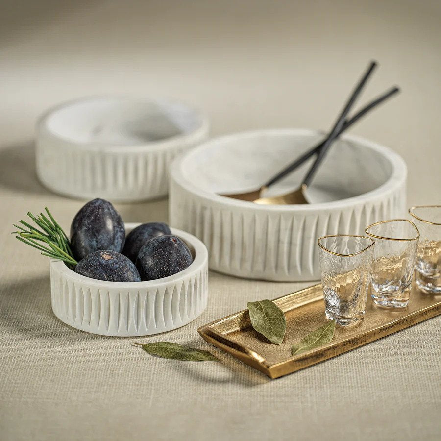 Arezzo Carved Marble Bowl