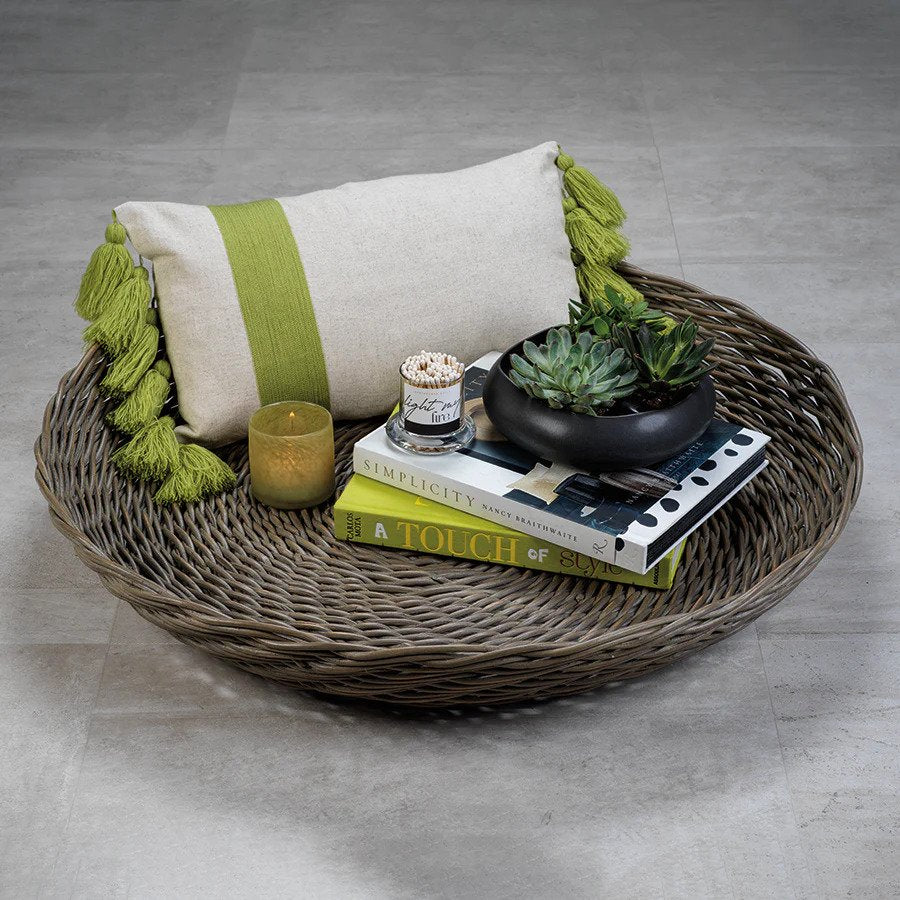 Monteverde Thick Weave Large Rattan Bowl