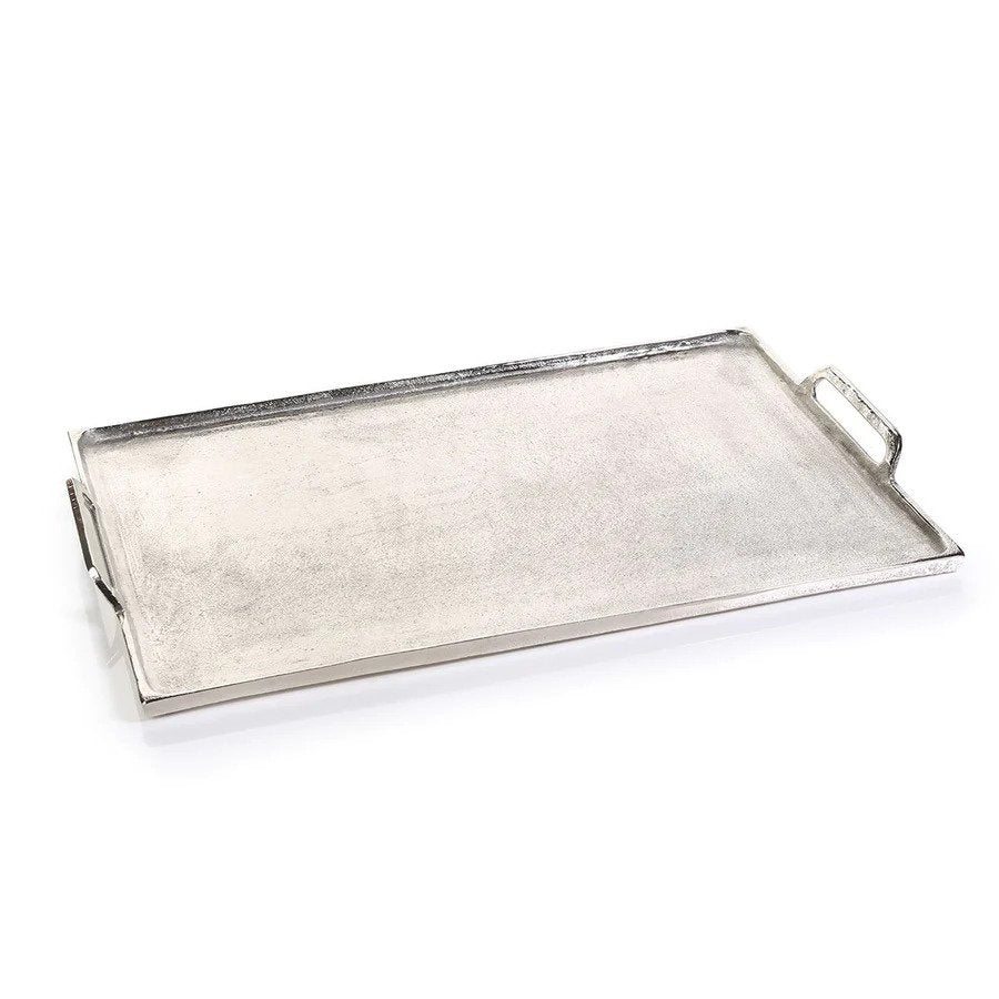 Barbuda Aluminum Tray with Handles - Large