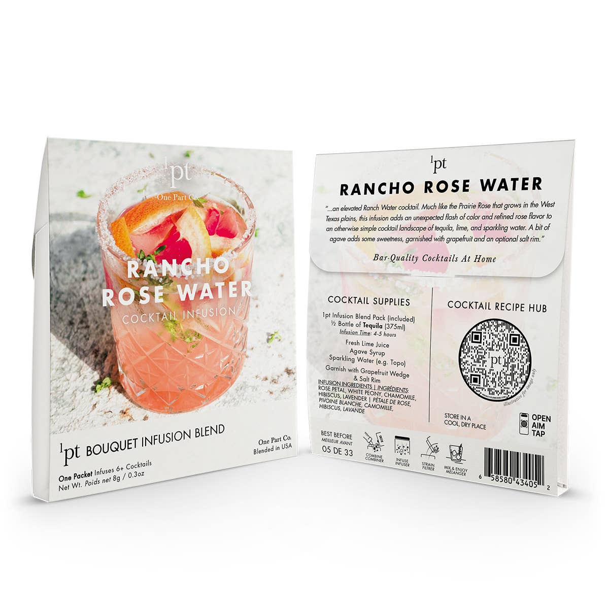 1pt Rancho Rose Water Cocktail Pack