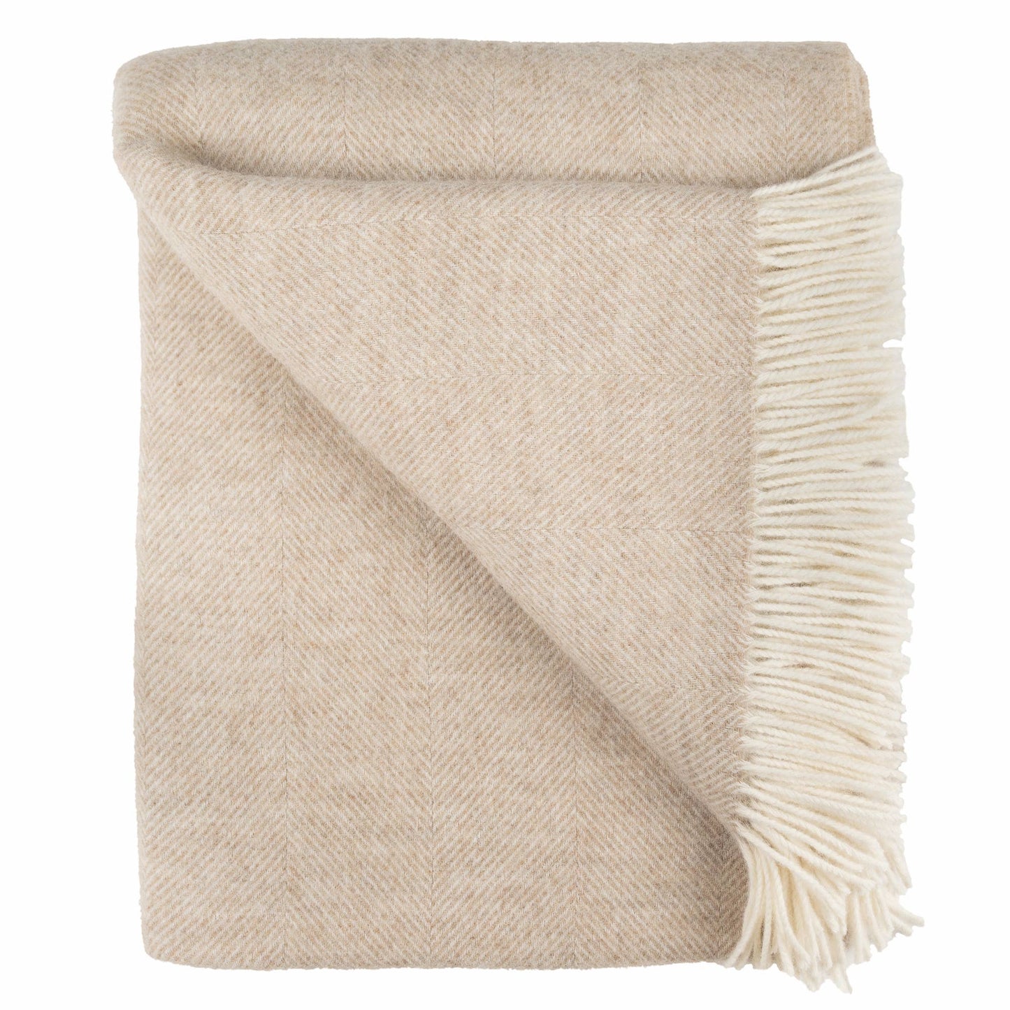 Southampton Home Shetland Lambswool Herringbone Throw