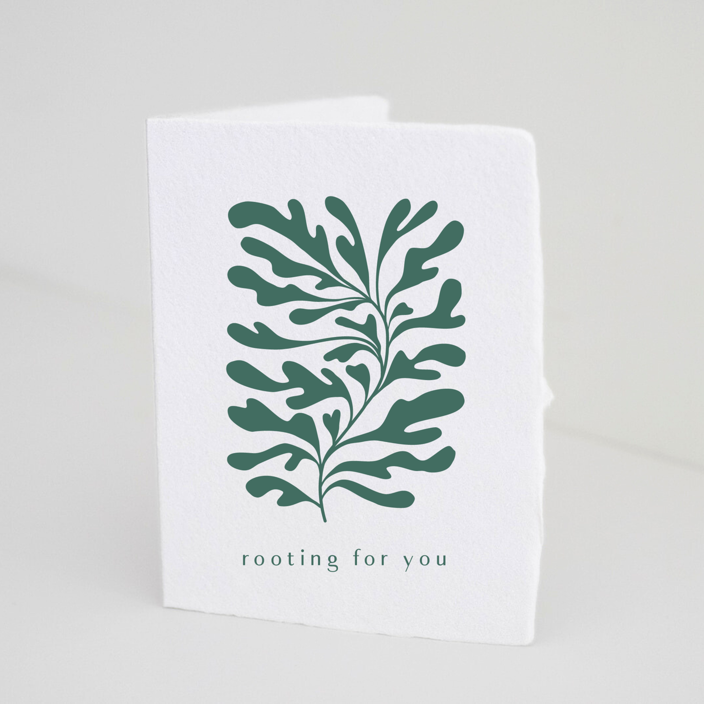 "Rooting for You" Plant Encouragement Greeting Card