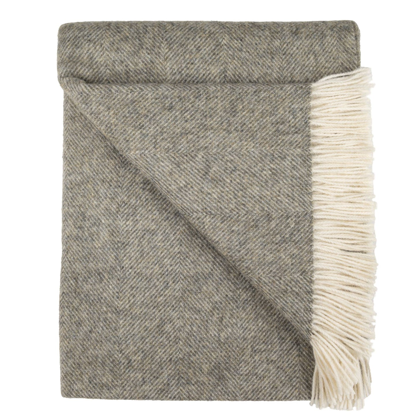 Southampton Home Shetland Lambswool Herringbone Throw