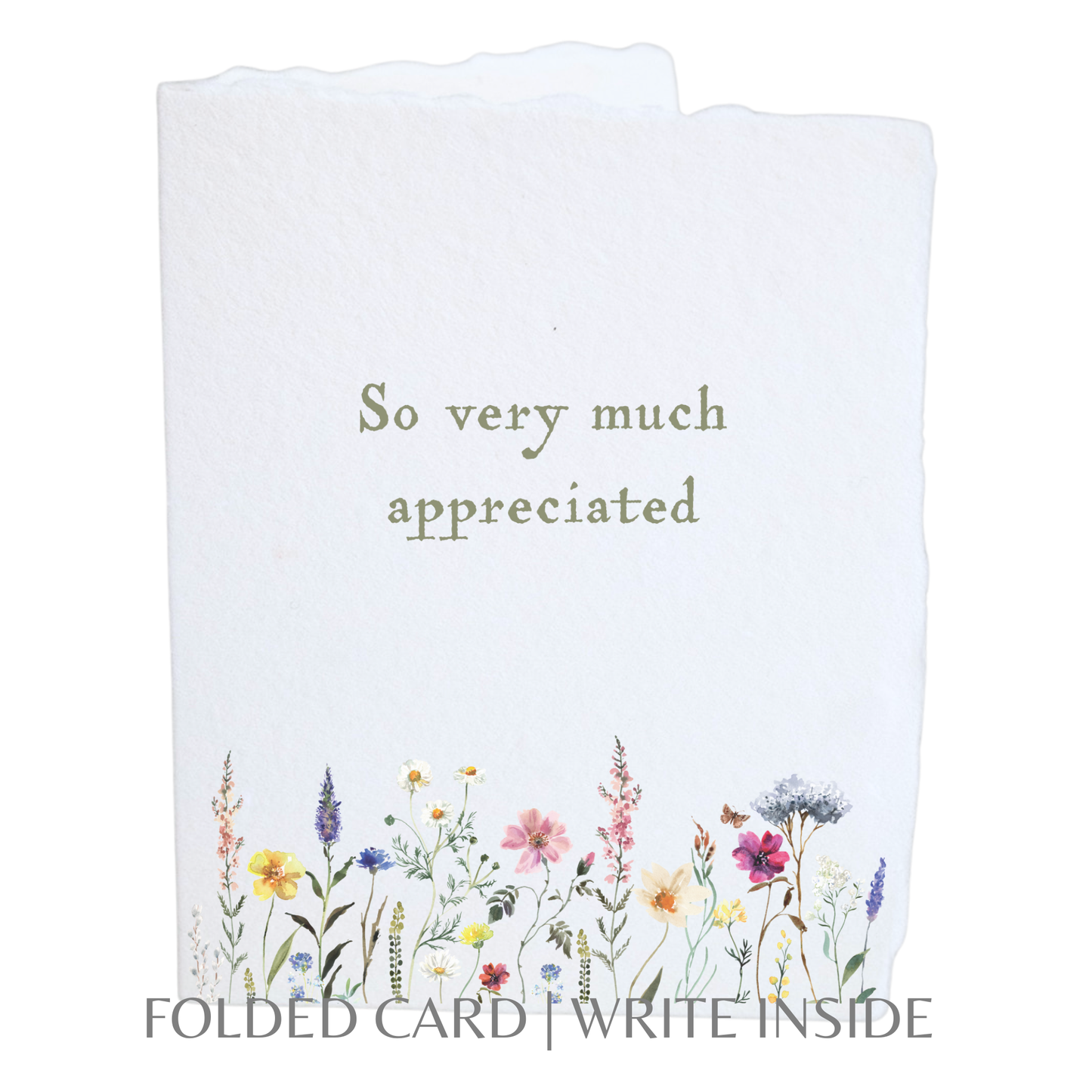 So Appreciated | Eco-Friendly Thank You Greeting Card