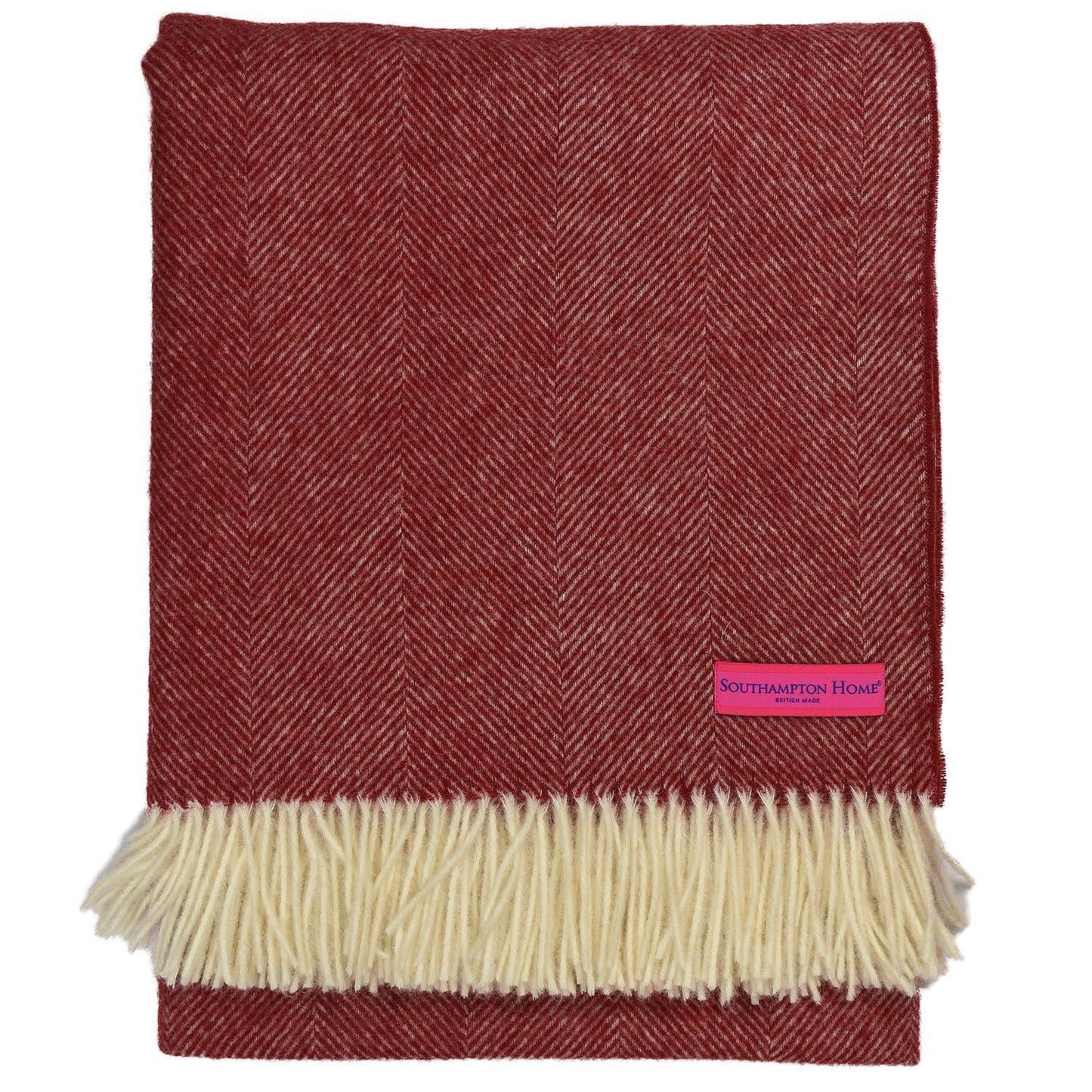 Southampton Home Shetland Lambswool Herringbone Throw