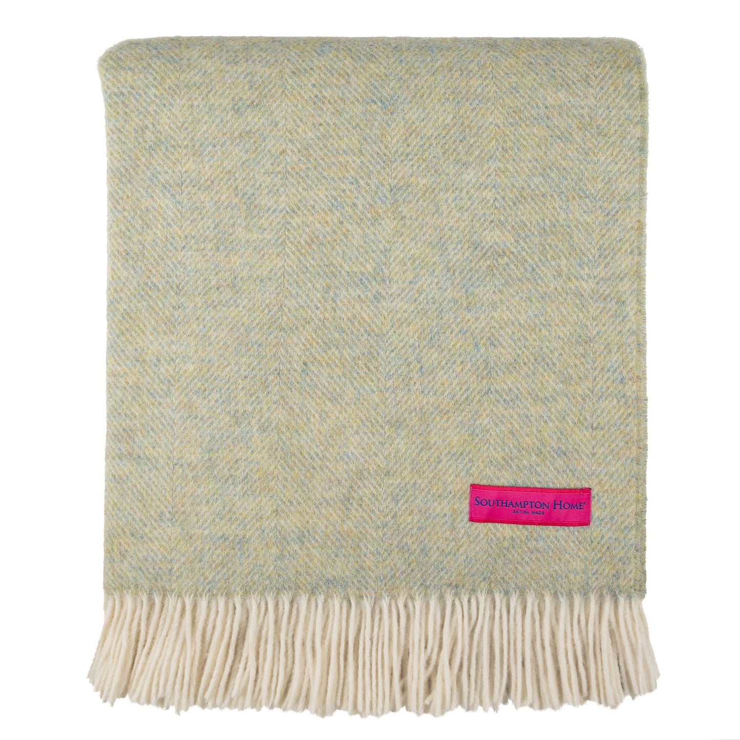 Southampton Home Shetland Lambswool Herringbone Throw