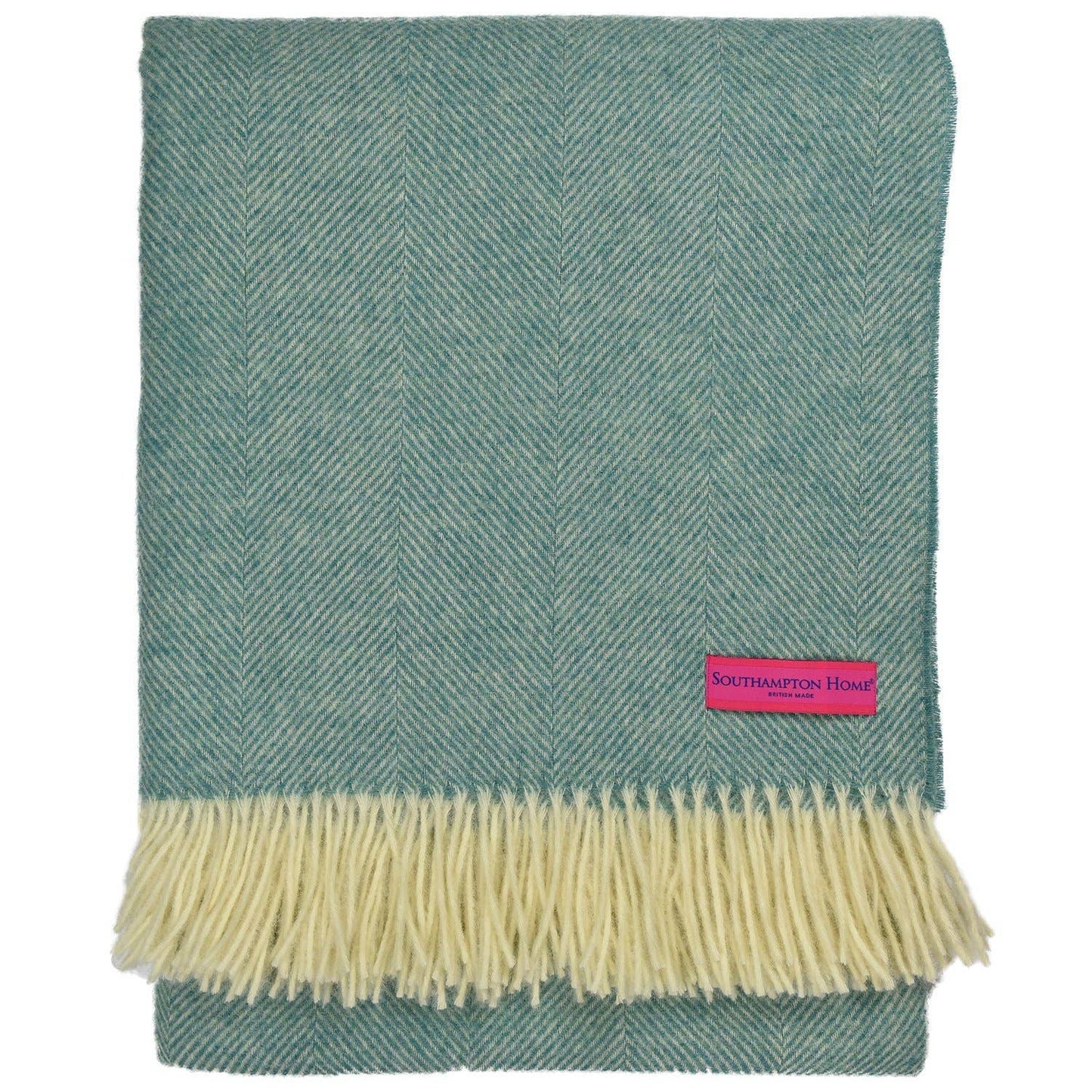 Southampton Home Shetland Lambswool Herringbone Throw