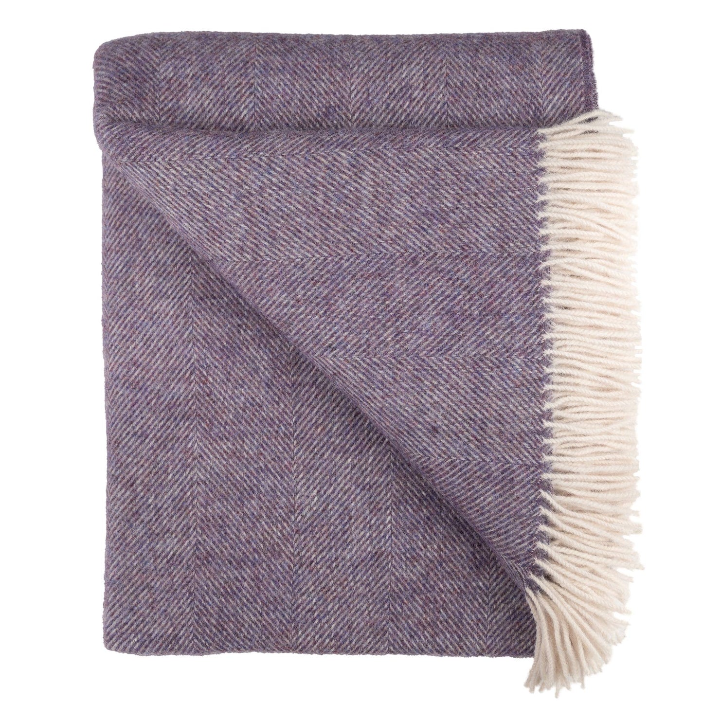 Southampton Home Shetland Lambswool Herringbone Throw