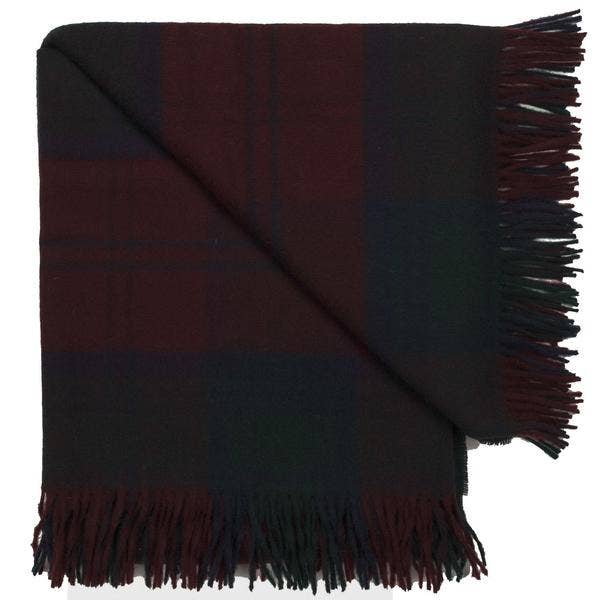 Highland Tartan Tweed Merino Wool Throw - Lindsay