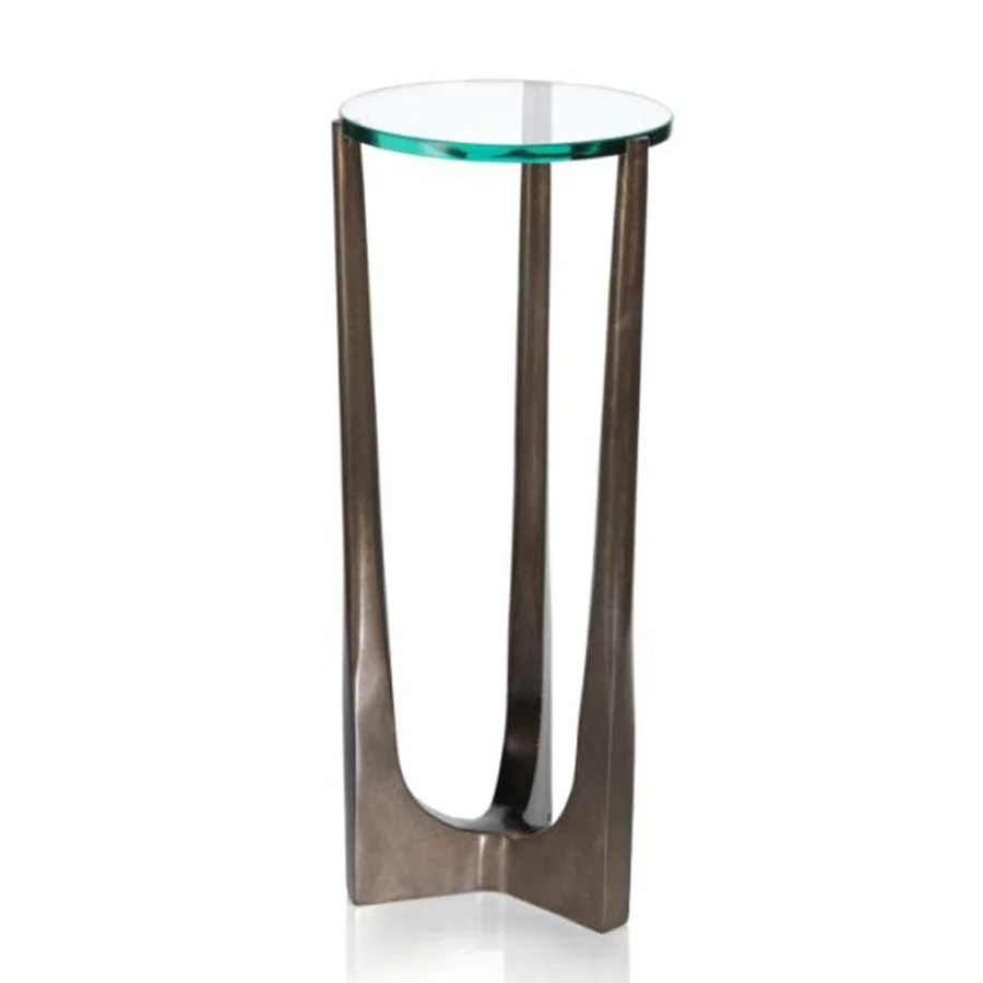 Cortina Drink Table with Glass Top