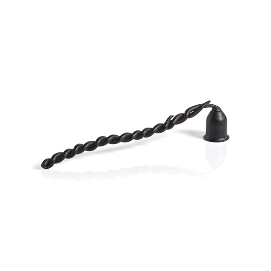 Twisted Wrought Iron Candle Snuffer - Rust