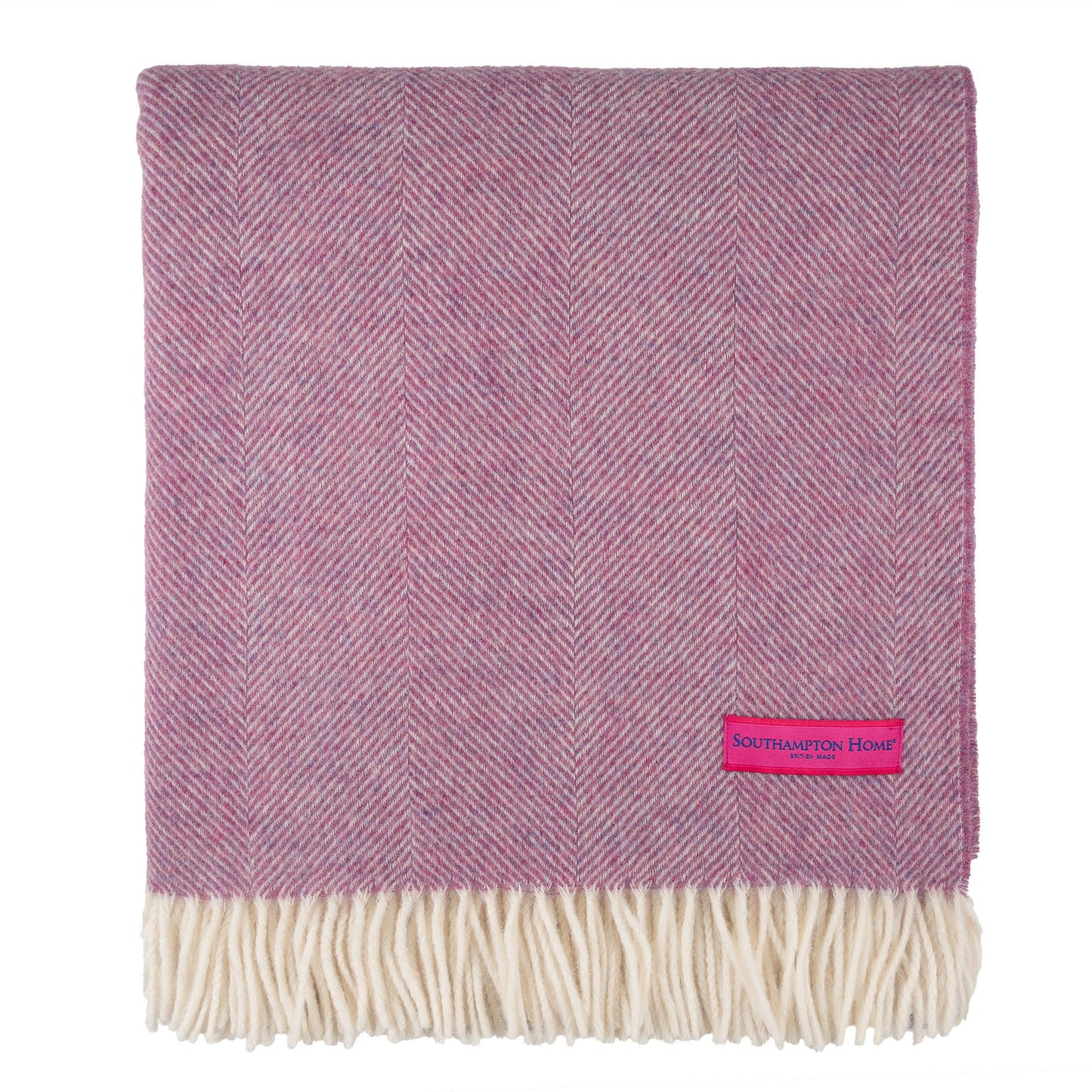 Southampton Home Shetland Lambswool Herringbone Throw