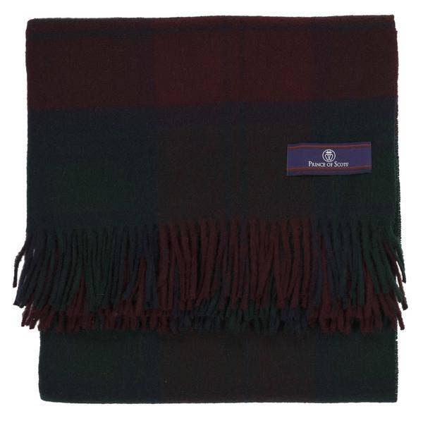 Highland Tartan Tweed Merino Wool Throw - Lindsay