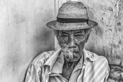 Cuban Man With Cigar