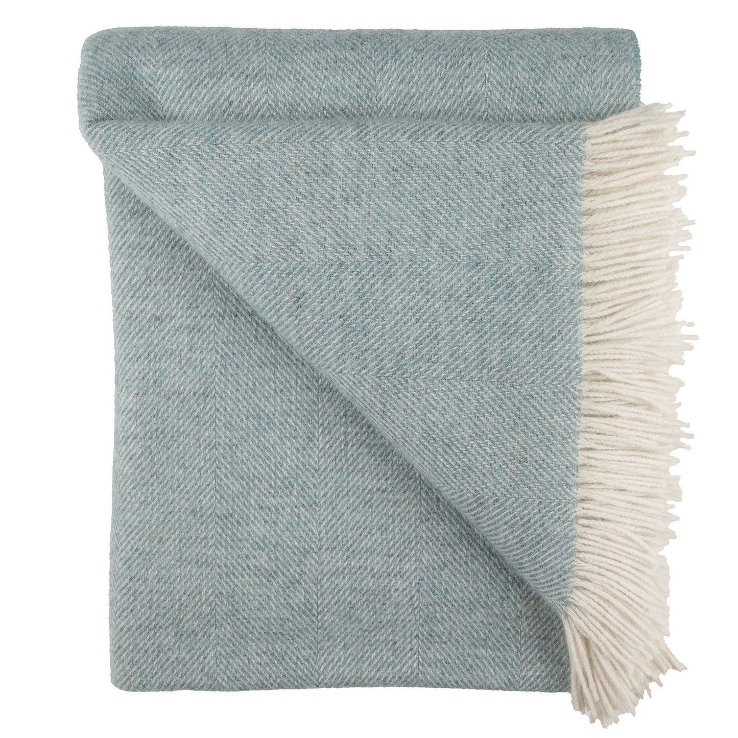 Southampton Home Shetland Lambswool Herringbone Throw