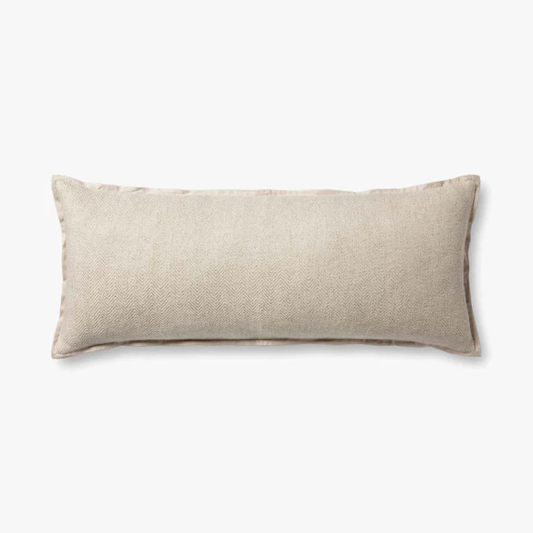 Jean Stoffer Oatmeal Throw Pillow