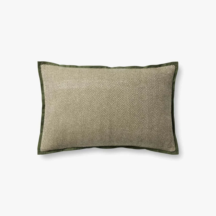 Jean Stoffer Olive Throw Pillow