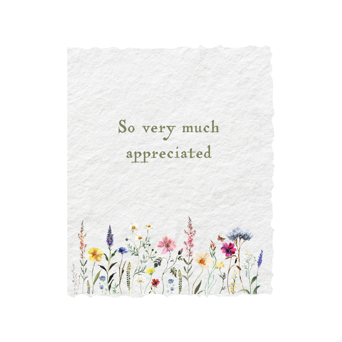 So Appreciated | Eco-Friendly Thank You Greeting Card