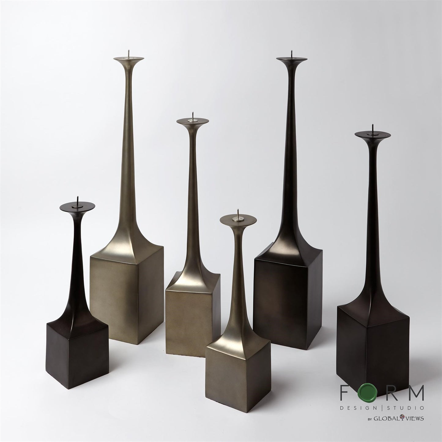 BRONZE GIGANTIC CANDLE STAND