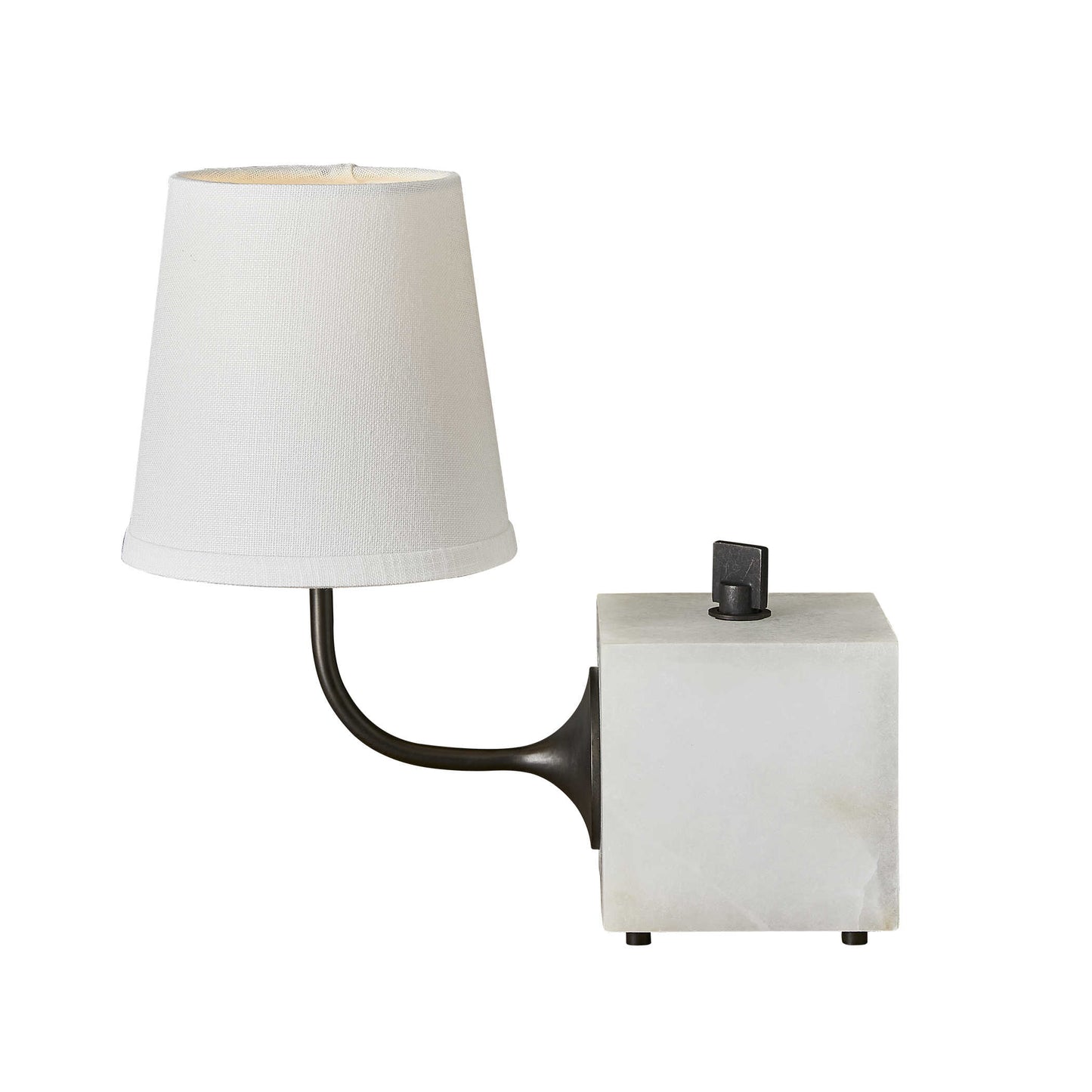 Blockhead Gooseneck Mini Lamp - Bronze