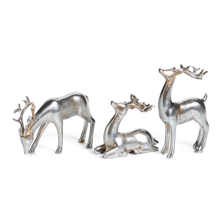 Decorative Silver Reindeer