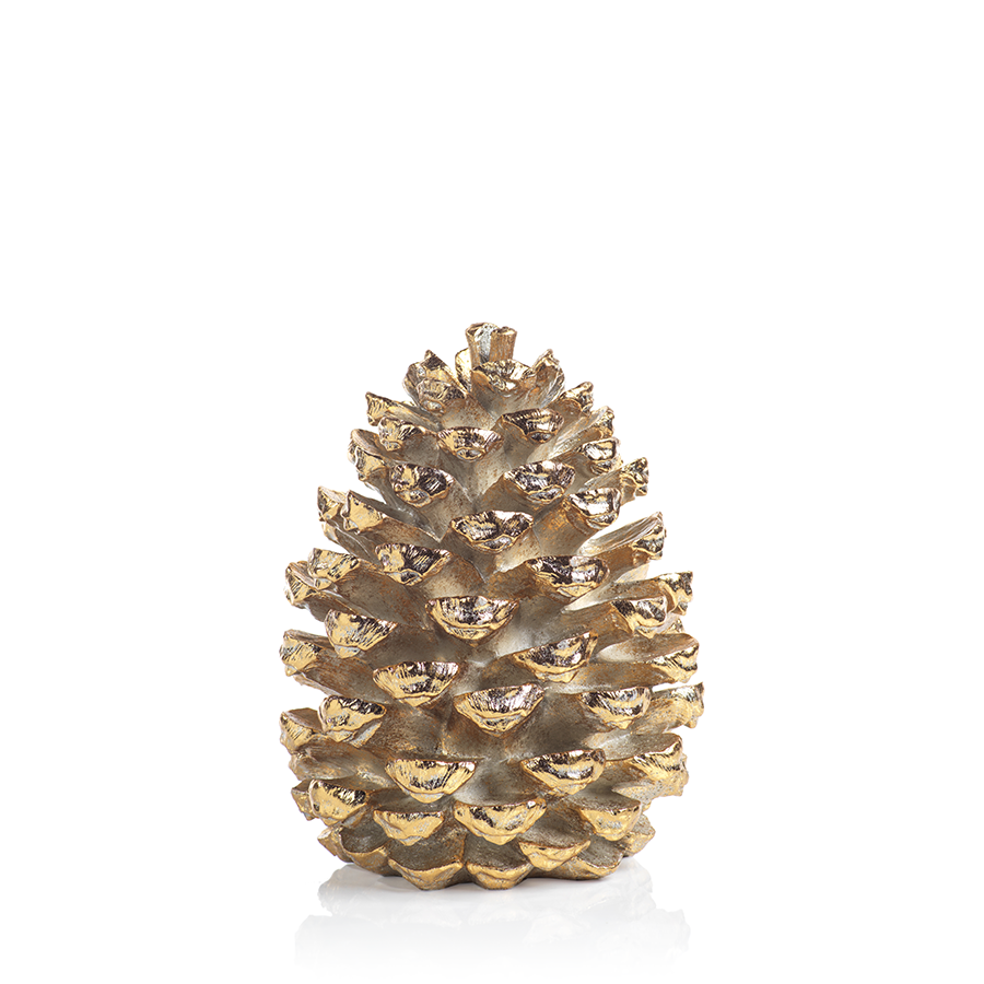 Gold Pine Cone - Medium