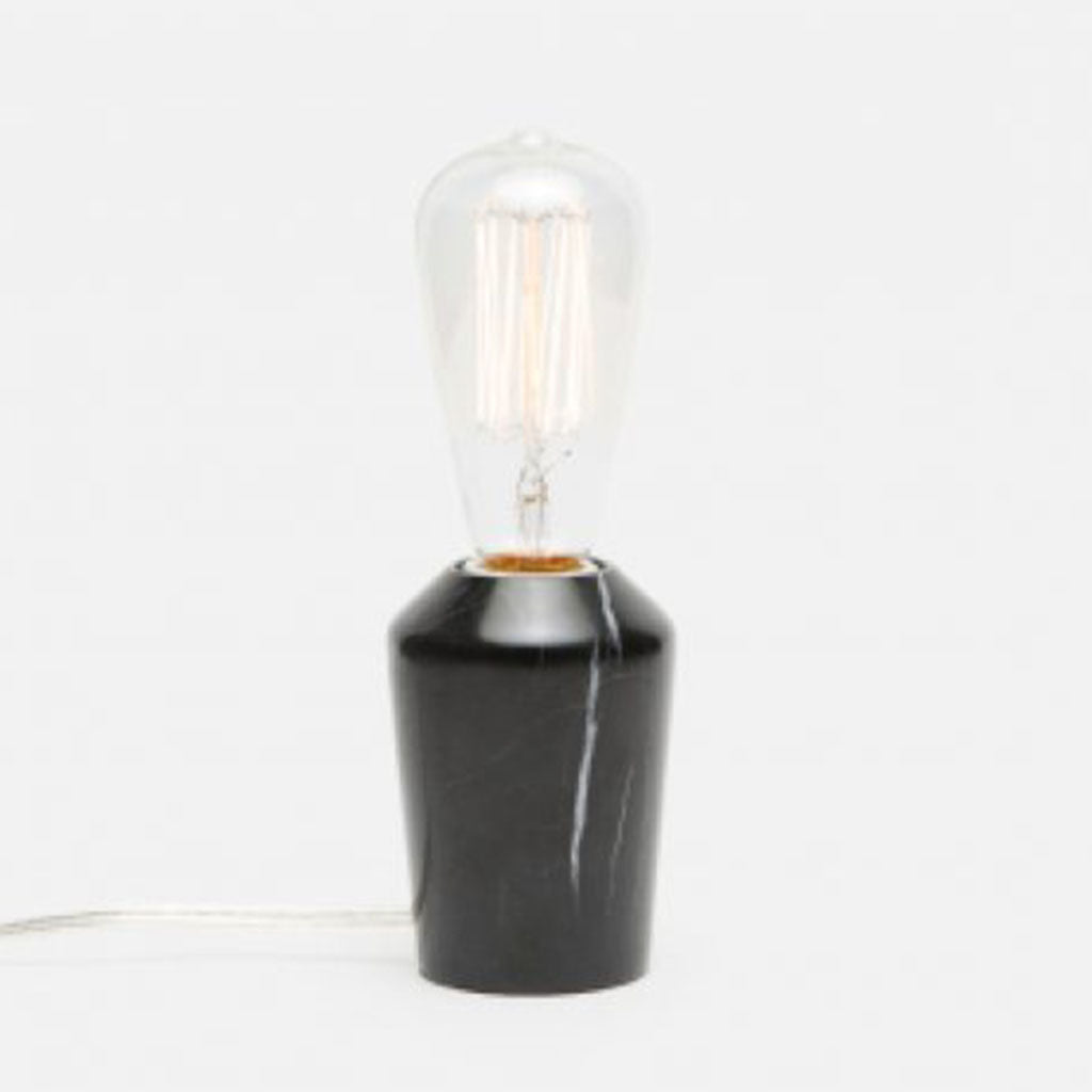 Grazia Black Marble Lamp