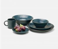 Marcus Midnight Teal Table Collection