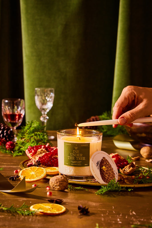 Rewined -Wine Under the Tree Candle 10oz