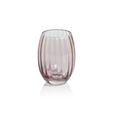 Madeleine Optic Glassware - Pink