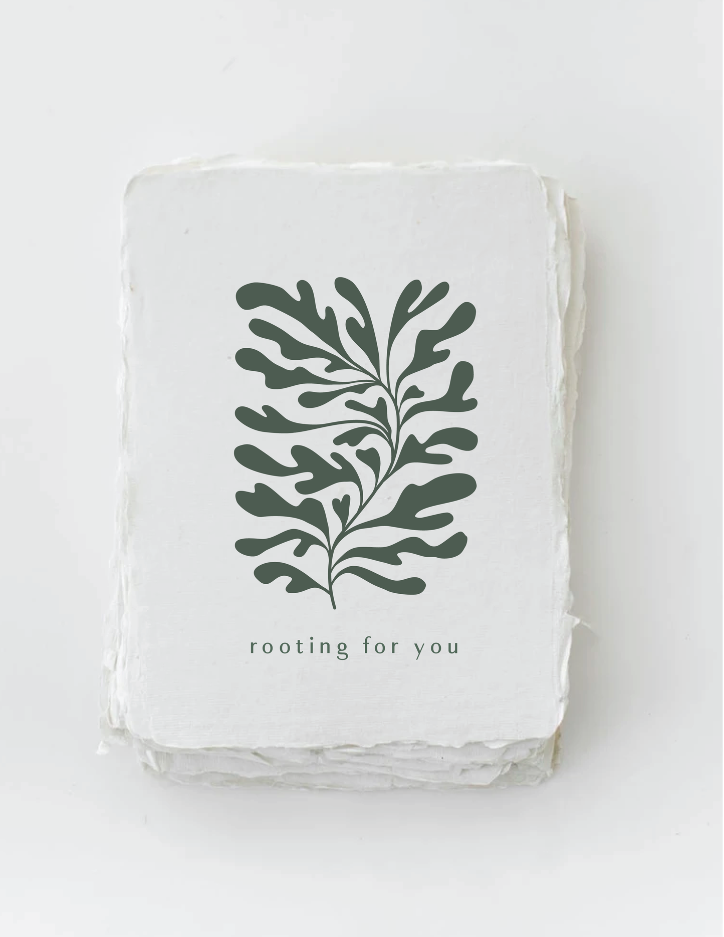"Rooting for You" Plant Encouragement Greeting Card
