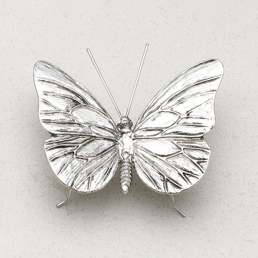 Decorative Antique Pewter Butterfly