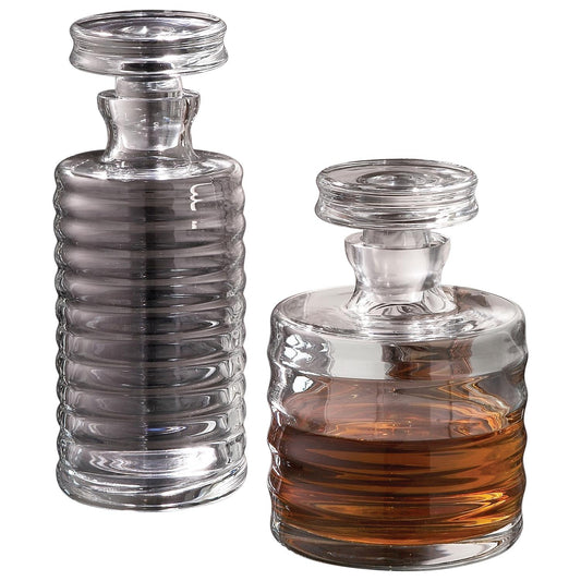 RIBBED DECANTER