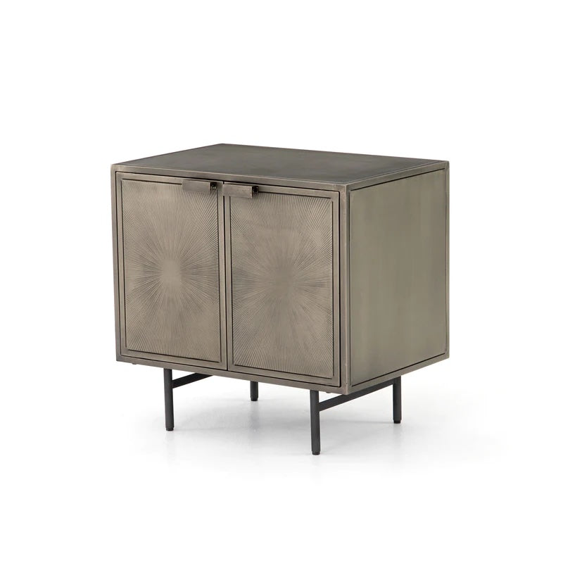 Sunburst Cabinet Nightstand - SAMPLE SALE