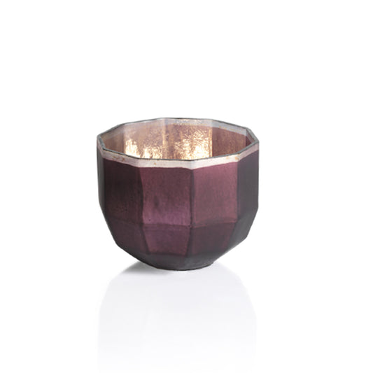 Faceted Mercury Candle Holder